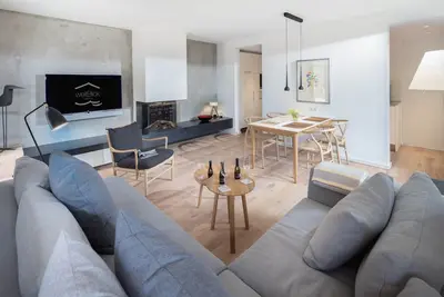 Image de \"sonnenBlick\" - Luxurious vacation apartment with sauna, fireplace and only 50 m to the beach
