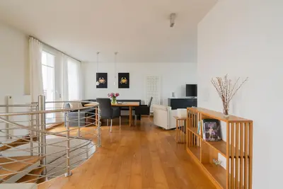 Image de Watt n Meer - Luxurious penthouse with roof terrace & top location in Norderney town