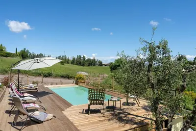 Image de Maison de vacances privée avec climatisation, Wifi, piscine privée, Tv, vue panoramique