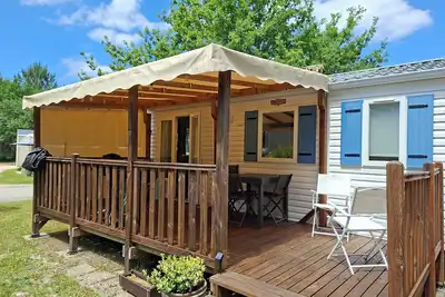 Image de Mobilhome 4 pers carcans tres calme.