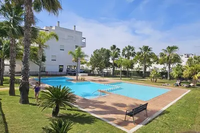 Image de Beautiful 2-room apartment in Condado de Alhama Golf Resort: pools, A/C, Wi-Fi