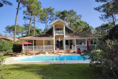 Image de Villa Eva Lacanau Golf&Ocean; 8pers. Piscine privée chauffée au sel