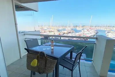 Image de Appartement « New O'Bassin » avec vue mer, terrasse privée et Wi-Fi