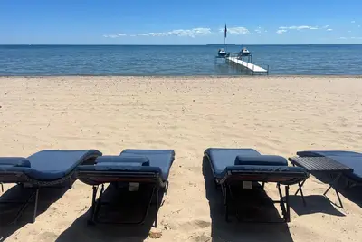 Image de Lakefront with 80' of private sandy beach on Lake Huron!