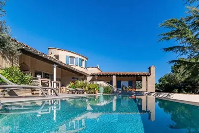 Image de Vue Mer Mas Saint Pierre en plein❤️des vignes de Muscat 1 Paradis familial! ! !