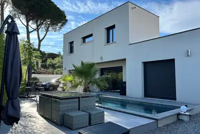Image de Villa « Harmonie » avec piscine privée, Wi-Fi et climatisation
