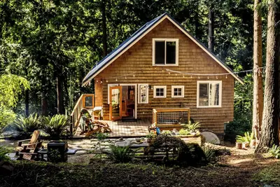 Secluded Forest Cabin w/ Hot Tub & Fire Pit