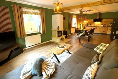 Image de Maison de vacances Bärenstein Heimburg dans le Harz, ouverture en juin 2026, détente au cœur du massif