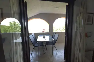 Image de Appartement de deux chambres avec la terrasse et la vue sur le mer Sabunike, Zadar (A-27570-b)