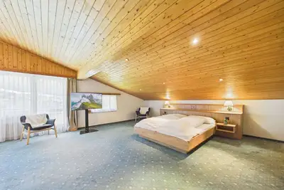 Image de Suite avec vue sur la montagne près de Saas-Fee