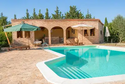 Image de Maison de vacances privée avec climatisation, piscine privée, Wifi, Tv, patio, vue panoramique