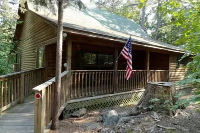 Image de Impressive Log Cabin with Hot-tub and Fire Pit in Mount Ida, Arkansas