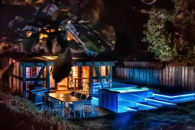 Image de Maison à colombages de luxe avec sauna et jacuzzi au bord du Bodden