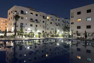 Image de Bel appartement à Smir Park avec vue sur piscine