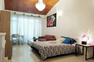Image de Spacious and beautiful room with fireplace, near the North Highway, Bogotá