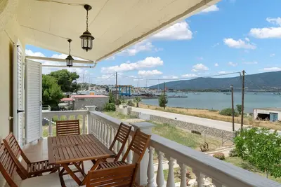 Image de Appartement « Blue Horizon » avec vue sur la mer, Wi-Fi et climatisation