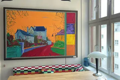 Image de Appartement classique avec balcon à St. Hanshaugen