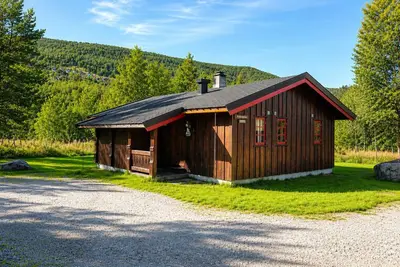 Image de Tvilsombu, cosy cabin close to ski slopes