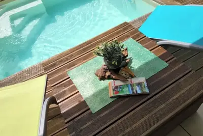Image de Bleu Caraïbe | Piscine privée, terrasse et plage à pied