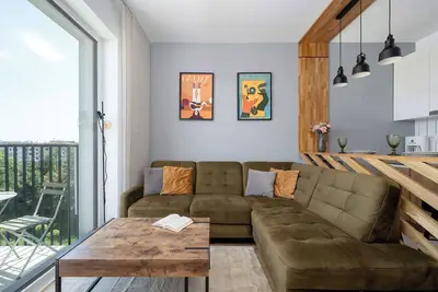 Image de Stylish Studio with a Mezzanine | Balcony | Workspace