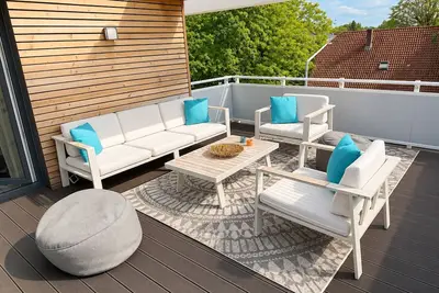 Image de Exclusive 130-square-meter duplex penthouse apartment with a large rooftop terrace