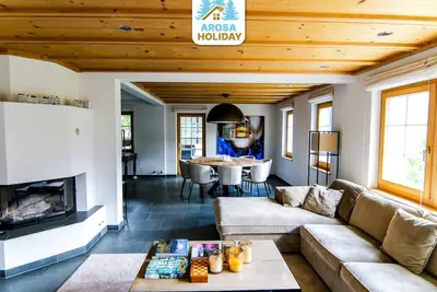 Image de Chalet Badrutt by Arosa Holiday Appartement/Fewo, Dusche und Bad, Wc, 8-Bettwohn by Interhome