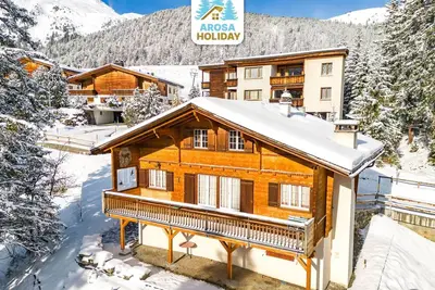 Image de Chalet Soldanella by Arosa Holiday Appartement/Fewo, Dusche oder Bad, Wc, 9-Bett by Interhome