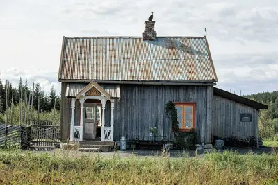 Image de Ferme restaurée datant de 1864 sur l'île d'Helgøya