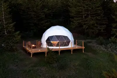 Image de Kelly Canyon Geodesic Dome - Valley View