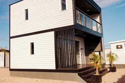 Image de Beach house close to the dunes, sea and lagoons.