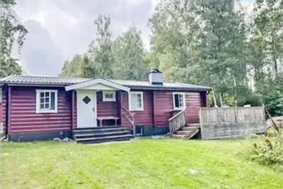 Image de Blockhaus mit Sauna direkt am See by Interhome