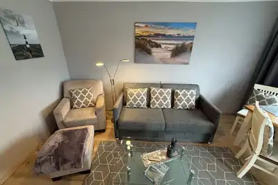 Image de Cozy vacation rental, Unit 121, Haus Nordland, with a heated pool in the basement.