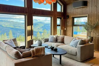 Image de Nouveau chalet à Turufjell avec vue panoramique
