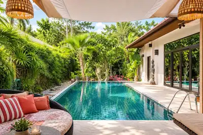 Image de Peaceful 2 Br pool Villa. 100 M to Stay wellbeing resort, premium Gym. Rawai