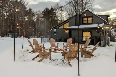 Image de Luxurious Cabin Amazing for Winter Sports and Reunions in Ny