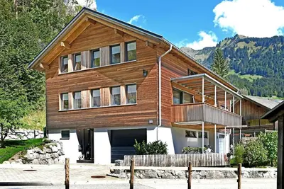 Image de Maison de vacances 'Hausblick' avec vue sur la montagne, terrasse privée et Wi-Fi