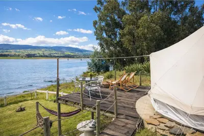 Image de Exclusive Yerbabuena Glamping Sites (2) - on the shores of Lake Toca (Boyacá)
