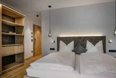 Image de Family Suite M (3–4 people), bathroom, toilet - Hotel Hubertushof