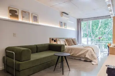 Image de Modern Recoleta Studio with Bbq Terrace and Coworking Space