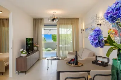 Image de Appartement Green Eden avec vue mer, Wi-Fi et chauffage au sol