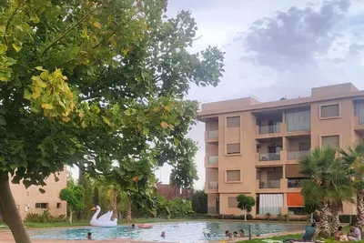 Image de Cozy apartment in the heart of Marrakech with a pool