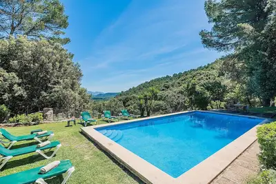 Villa de montagne avec grande piscine