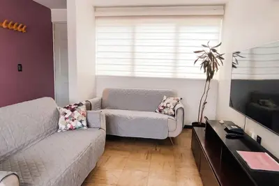 Image de Cozy apartment | 250 Mbps Wi-Fi | Parking | 24/7 security | Mexico City train