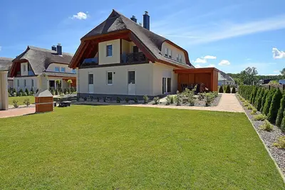 Image de Maison de vacances sur 2 étages, emplacement calme, à environ 1, 3 km de la plage de sable (mer Baltique)