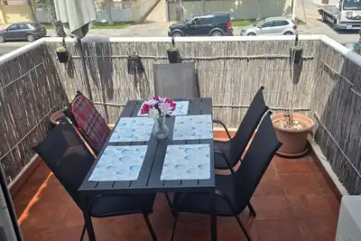 Image de Appartement « Papa Luna » avec terrasse privée, Wi-Fi et climatisation