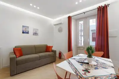 Image de Appartement « Fuoco » avec vue sur la mer, Wi-Fi et climatisation