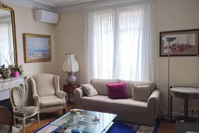 Image de Appartement climatisé, 70 m2, calme, Paris 16, 3 pièces : séjour, 2 chambres