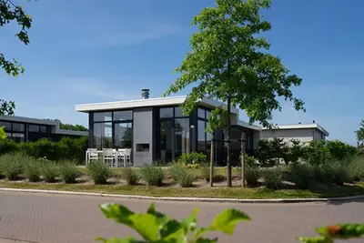 Image de Chalet avec lave-vaisselle dans un parc de vacances