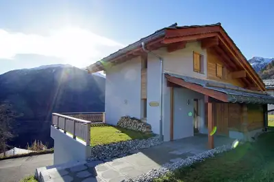 Image de Chalet à Heremence avec vue sur les Alpes