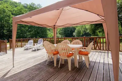 Chalet de charme avec piscine